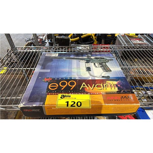 SPYDER MARKER E99 AVANT ELECTRONIC PAINTBALL MARKER 0.68 CALIBER