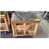 Image 2 : 4-WHEEL WOOD CART 24" X 16" X 24"