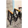 Image 1 : PAIR OF PLASTIC FOLDING SAWHORSES