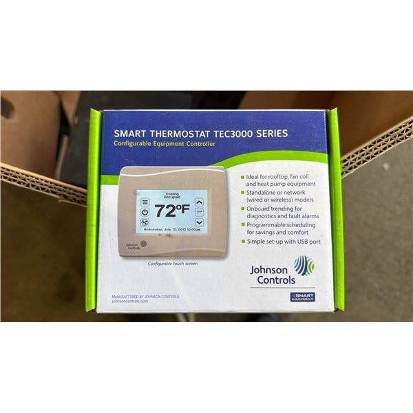 *NEW* JOHNSON CONTROLS SMART THERMOSTAT TEC3000 SERIES