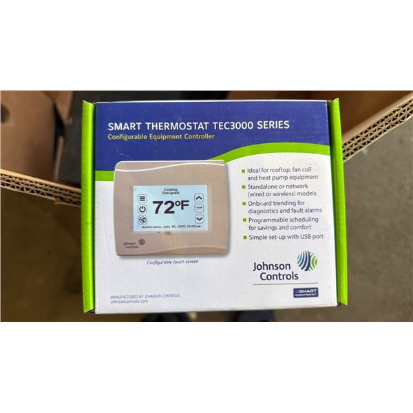 *NEW* JOHNSON CONTROLS SMART THERMOSTAT TEC3000 SERIES