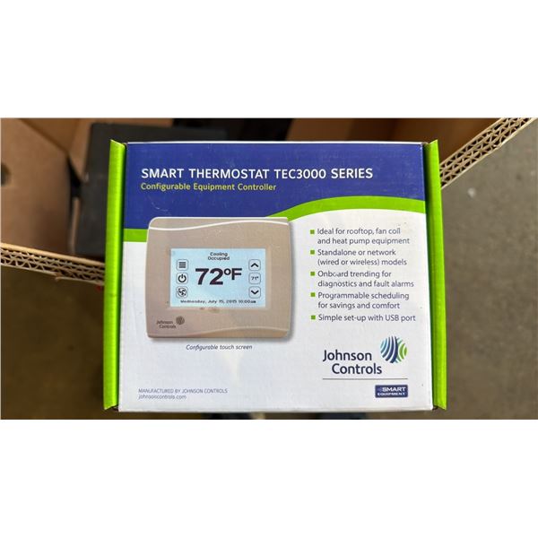 *NEW* JOHNSON CONTROLS SMART THERMOSTAT TEC3000 SERIES
