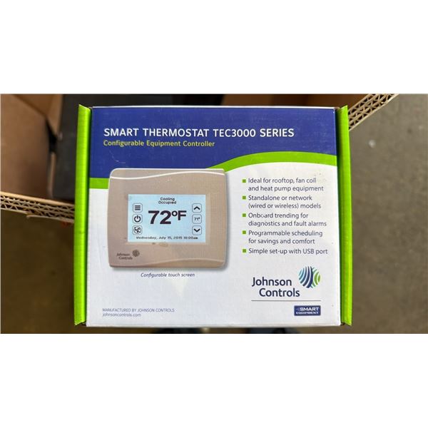 *NEW* JOHNSON CONTROLS SMART THERMOSTAT TEC3000 SERIES