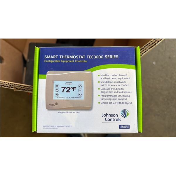 *NEW* JOHNSON CONTROLS SMART THERMOSTAT TEC3000 SERIES