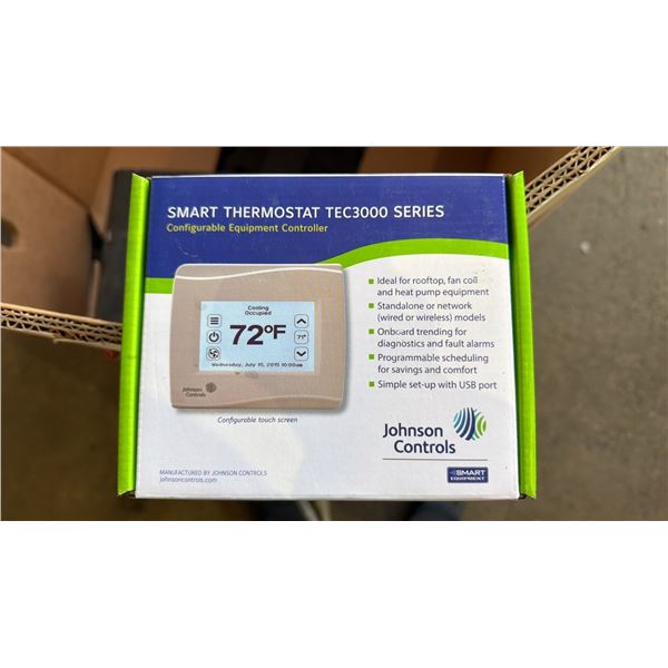 *NEW* JOHNSON CONTROLS SMART THERMOSTAT TEC3000 SERIES