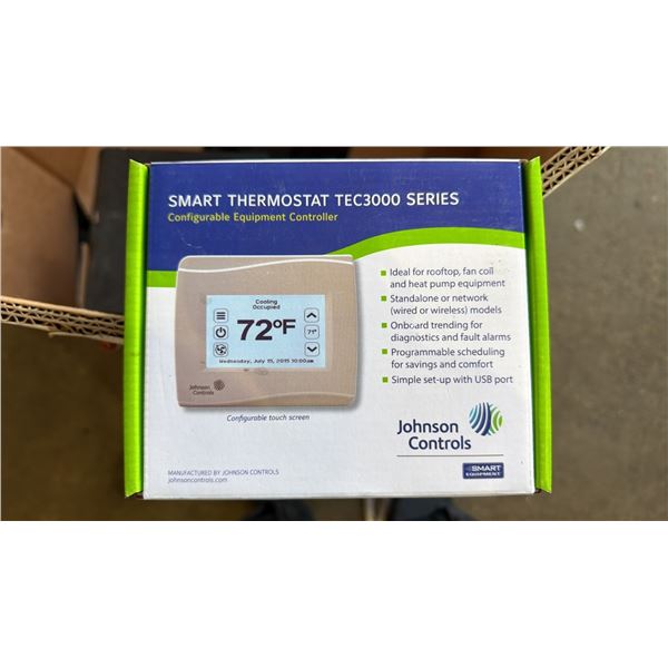 *NEW* JOHNSON CONTROLS SMART THERMOSTAT TEC3000 SERIES