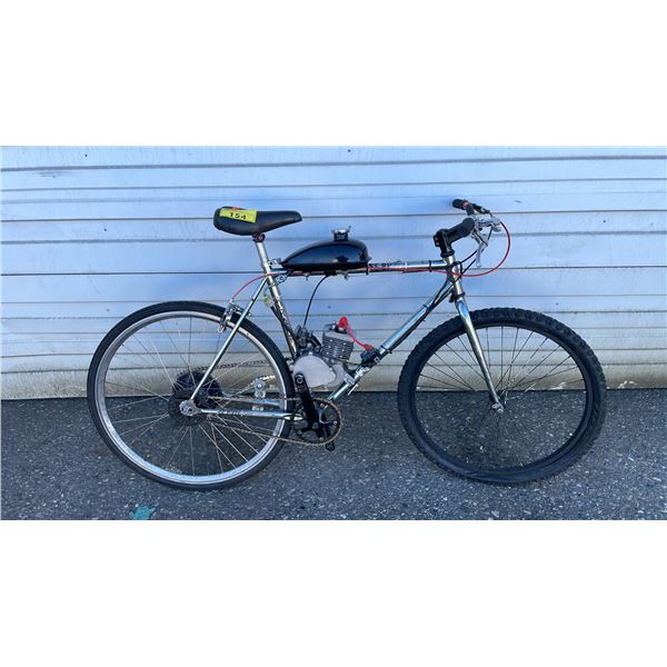 GAS POWERED BIKE (NO PEDALS, UNKNOWN RUNNING CONDITION)