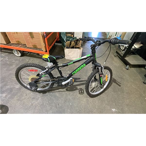 CARERRA K200 7 SPEED KIDS BIKE (RUST ON GEAR SPROCKET)