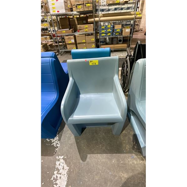 CORTECH SENTINEL PLASTIC ARM CHAIR (GREY)