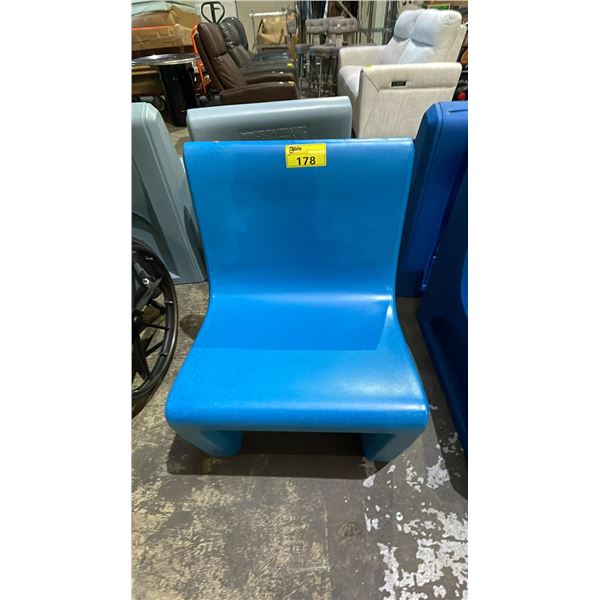 CORTECH SENTINEL PLASTIC ARM CHAIR (BLUE)