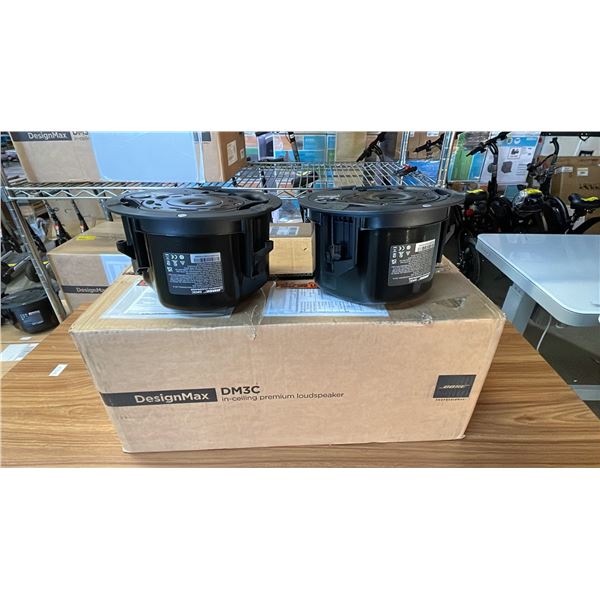 *NEW* BOSE PROFESSIONAL DESIGNMAX DM3C IN-CEILING PREMIUM LOUDSPEAKER PAIR (WHITE)