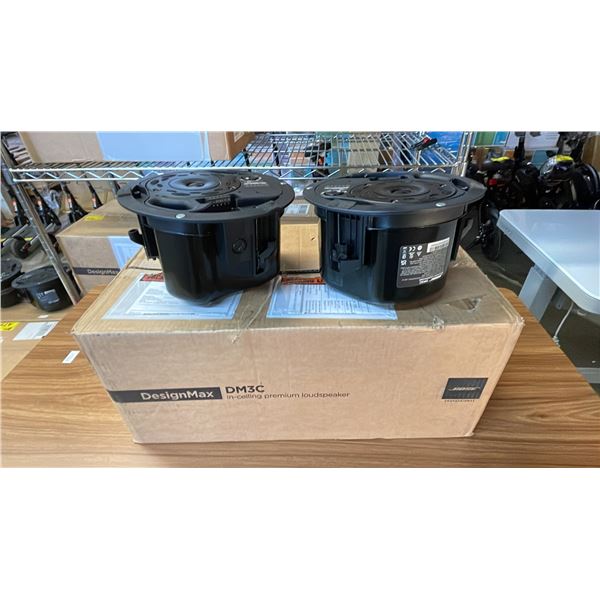*NEW* BOSE PROFESSIONAL DESIGNMAX DM3C IN-CEILING PREMIUM LOUDSPEAKER PAIR (WHITE)