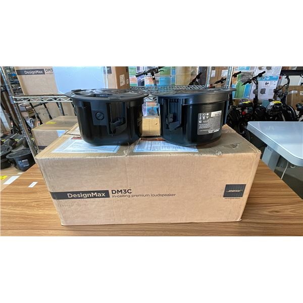*NEW* BOSE PROFESSIONAL DESIGNMAX DM3C IN-CEILING PREMIUM LOUDSPEAKER PAIR (WHITE)