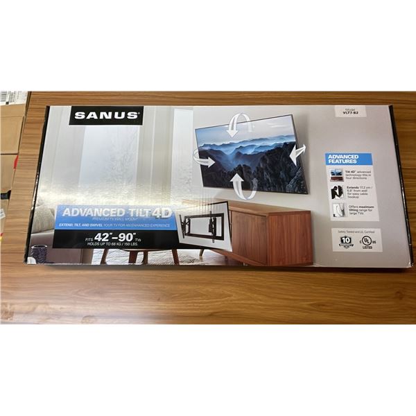 *NEW* SANUS ADVANCED TILT 4D PREMIUM TV WALL MOUNT FOR 42"-90" TV'S