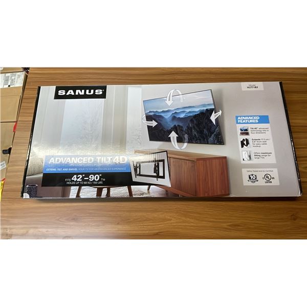*NEW* SANUS ADVANCED TILT 4D PREMIUM TV WALL MOUNT FOR 42"-90" TV'S
