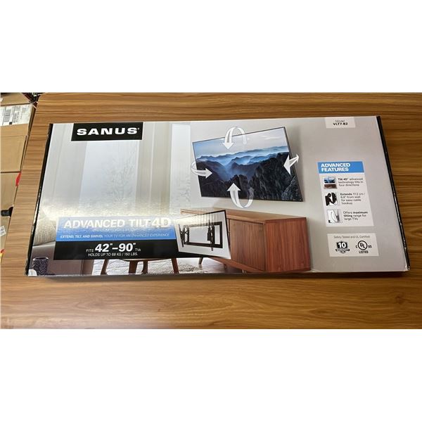 *NEW* SANUS ADVANCED TILT 4D PREMIUM TV WALL MOUNT FOR 42"-90" TV'S