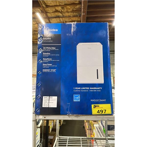 MIDEA EASYDRY DEHUMIDIFIER MAD22C3WMT
