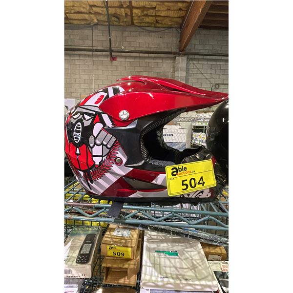 DOT MOTOCROSS HELMET WITH DUST BAG