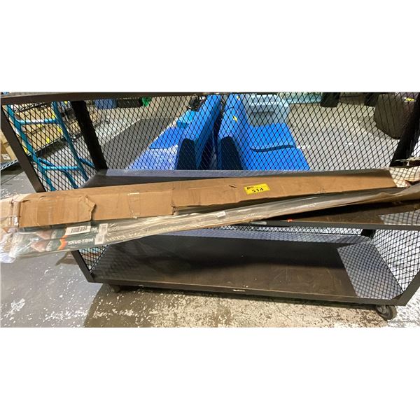 BOX OF SHUR-TRIM ALUMINUM EQUALIZERS & ALUMINUM STAIR NOSING
