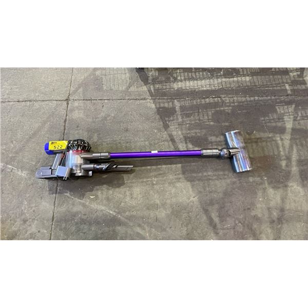 DYSON CORDLESS VACUUM WITH CHARGER (UNKNOWN WORKING CONDITION, MAY BE MISSING PARTS & PIECES)