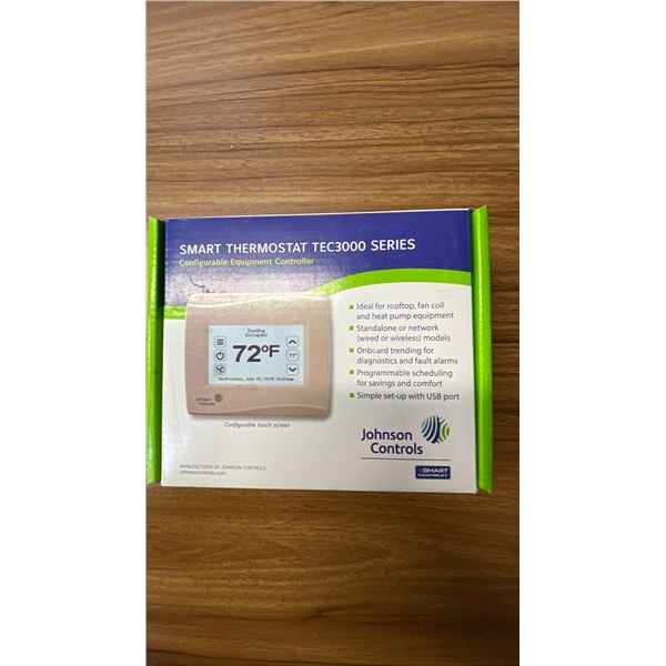 *NEW* JOHNSON CONTROLS SMART THERMOSTAT TEC3000 SERIES