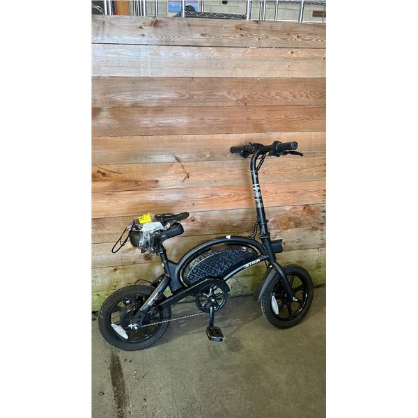 JETSON BOLT PRO E-BIKE WITH CHARGER (UNKNOWN WORKING CONDITION)