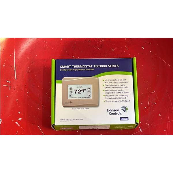 *NEW* JOHNSON CONTROLS SMART THERMOSTAT TEC3000 SERIES