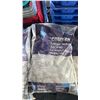 Image 3 : PALLET OF ASSORTED BINS & TOTES & BAGS OF PREMIER LARGE WHITE STONE