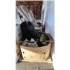 Image 1 : PALLET OF ASSORTED ITEMS INCLUDING; COLEMAN PERFECTFLOW STOVE, ESCORT PENTAGON DOME TENT, EZ-CURL