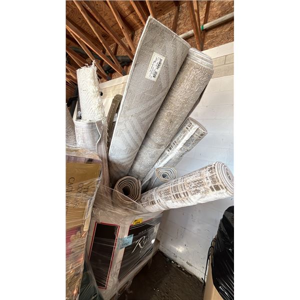 PALLET OF ASSORTED AREA RUGS