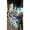Image 1 : PALLET OF ASSORTED ITEMS INCLUDING; BAR STOOL, AIR FRYER, LIGHT FIXTURE & MORE