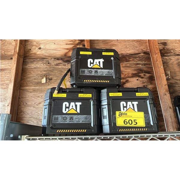 (3) CAT POWER STATIONS (UNKNOWN WORKING CONDITION, MAY BE MISSING PARTS & PIECES)