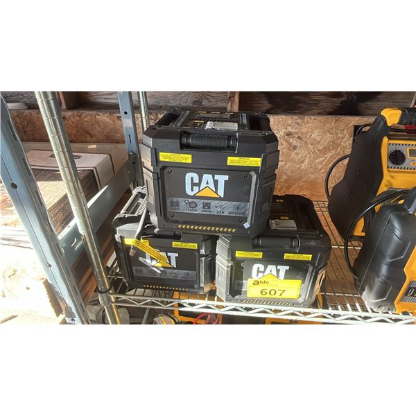 (3) CAT POWER STATIONS (UNKNOWN WORKING CONDITION, MAY BE MISSING PARTS & PIECES)