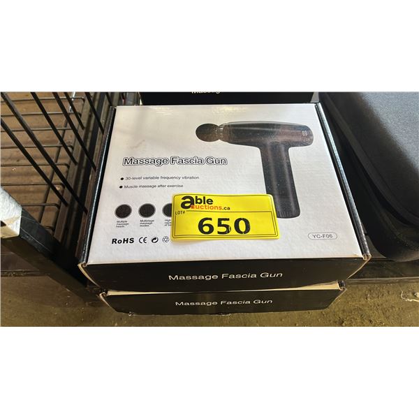 *NEW IN BOX* (2) MASSAGE FASCIA GUNS