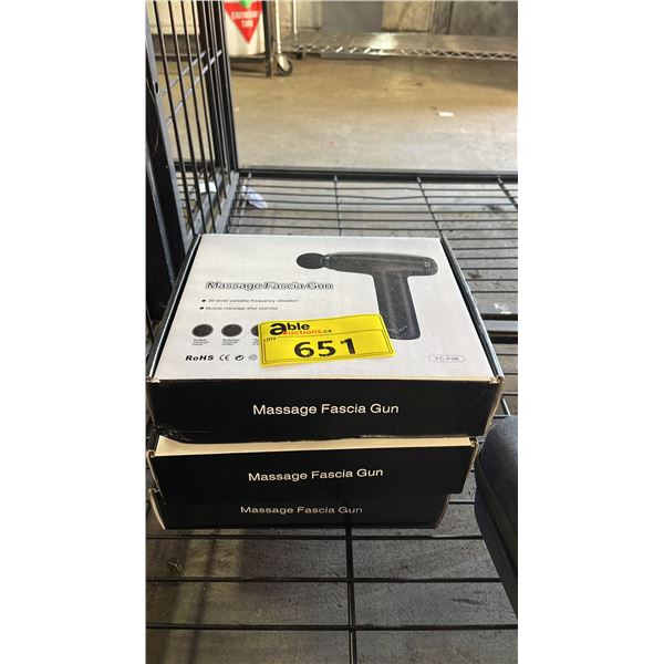 *NEW IN BOX* (3) MASSAGE FASCIA GUNS