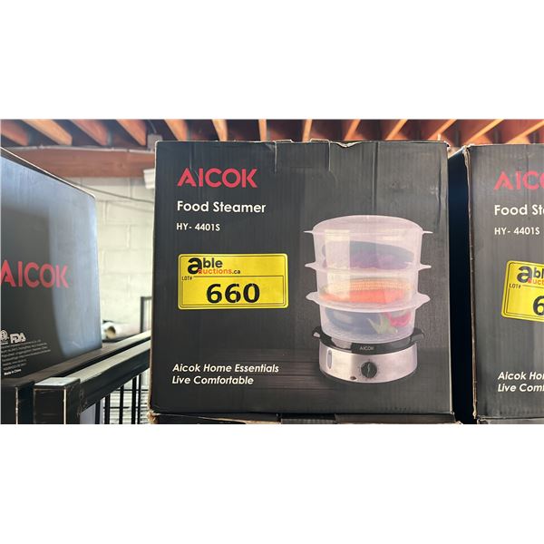 *NEW IN BOX* AICOK FOOD STEAMER HY-4401S