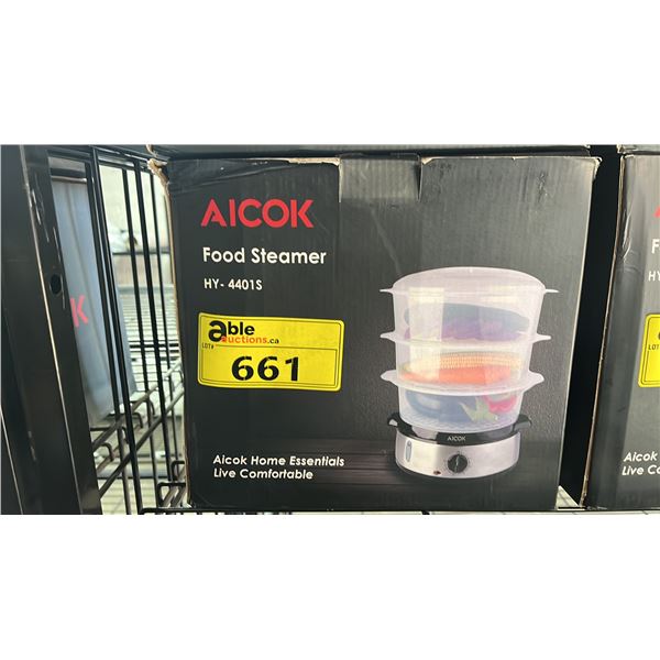 *NEW IN BOX* AICOK FOOD STEAMER HY-4401S