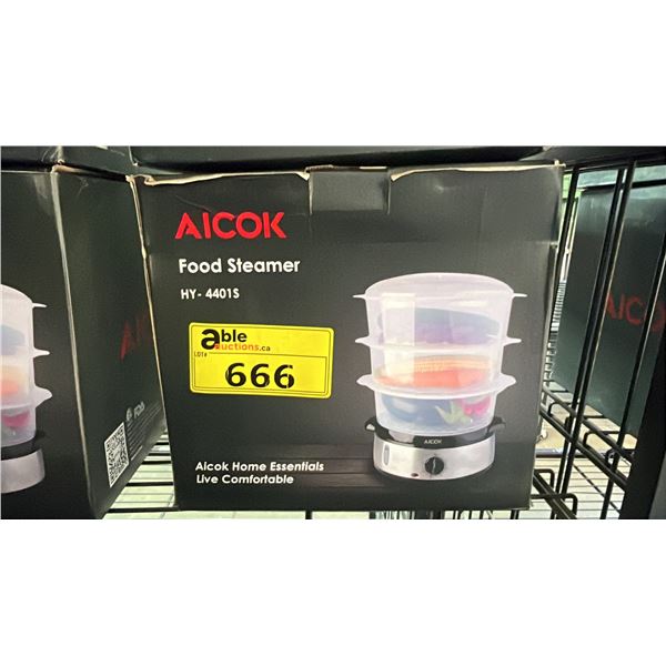 *NEW IN BOX* AICOK FOOD STEAMER HY-4401S