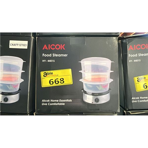*NEW IN BOX* AICOK FOOD STEAMER HY-4401S