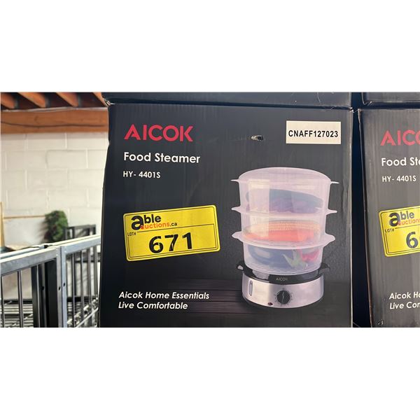 *NEW IN BOX* AICOK FOOD STEAMER HY-4401S