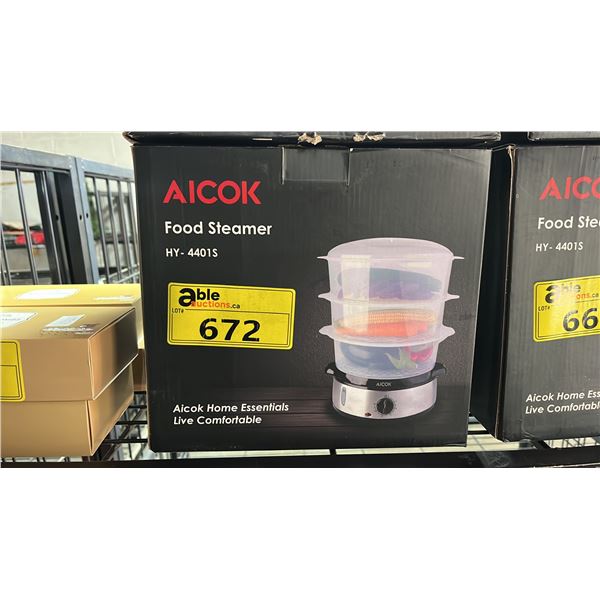 *NEW IN BOX* AICOK FOOD STEAMER HY-4401S