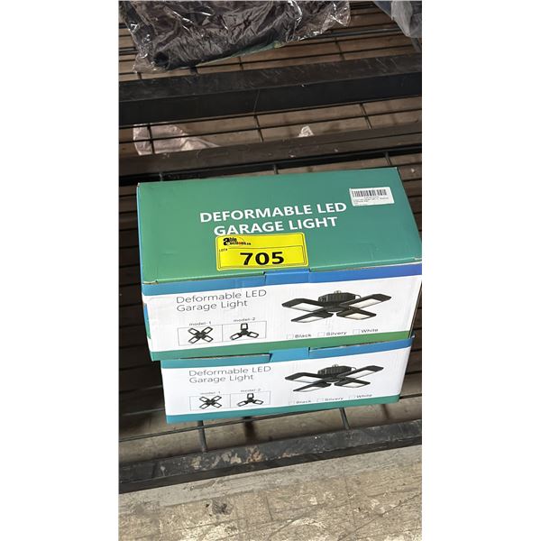 *NEW IN BOX* (2) DEFORMABLE LED GARAGE LIGHTS