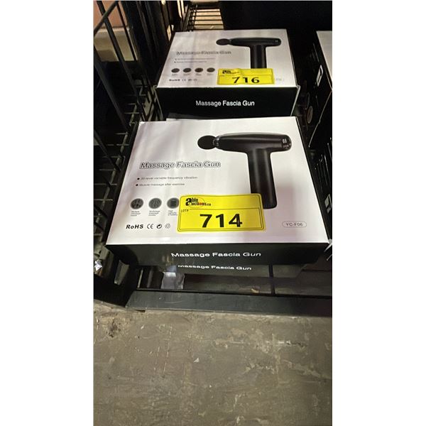 *NEW IN BOX* (2) MASSAGE FASCIA GUNS