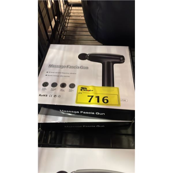 *NEW IN BOX* (2) MASSAGE FASCIA GUNS