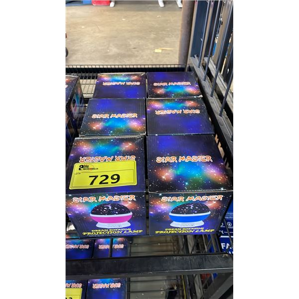 *NEW IN BOX* (6) STAR MASTER DREAM ROTATING PROJECTION LAMPS