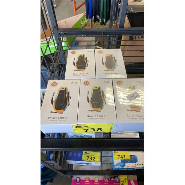 *NEW IN BOX* (5) P10 SMART SENSOR WIRELESS CHARGERS