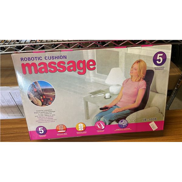 *NEW IN BOX* JB-100B ROBOTIC MASSAGE CUSHIONS WITH 5 MASSAGERS