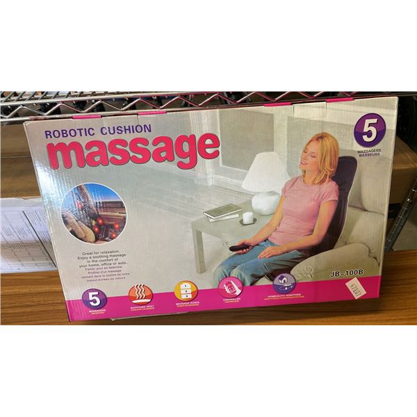 *NEW IN BOX* JB-100B ROBOTIC MASSAGE CUSHIONS WITH 5 MASSAGERS