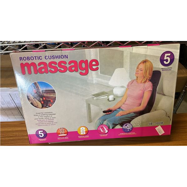 *NEW IN BOX* JB-100B ROBOTIC MASSAGE CUSHIONS WITH 5 MASSAGERS