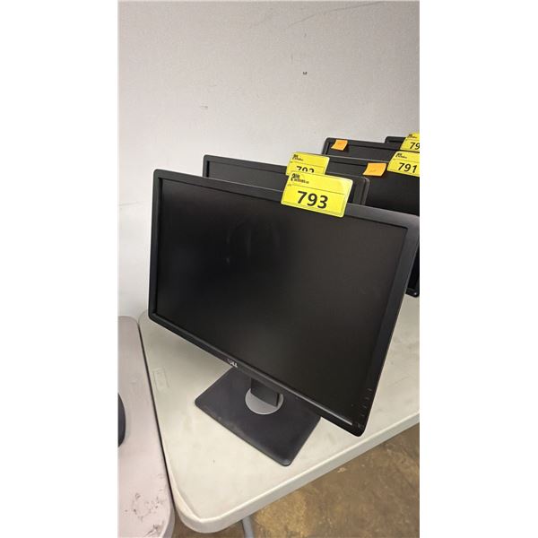 2014 DELL 22" MONITOR WITH POWER CABLE: MODEL P2213F